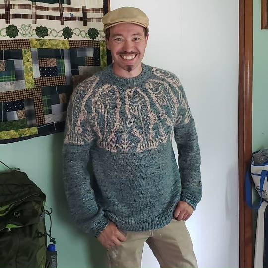 Жаккардовый джемпер